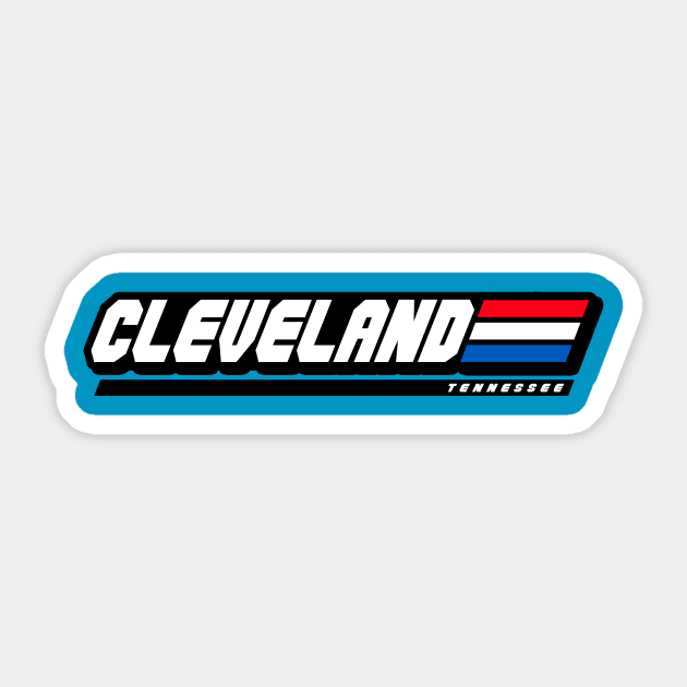 Cleveland, Tennessee - Joe Style Sticker by BigOrangeShirtShop